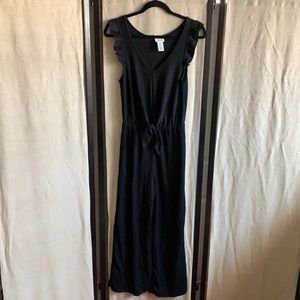 Caution to the Wind Black Jumpsuit NWOT